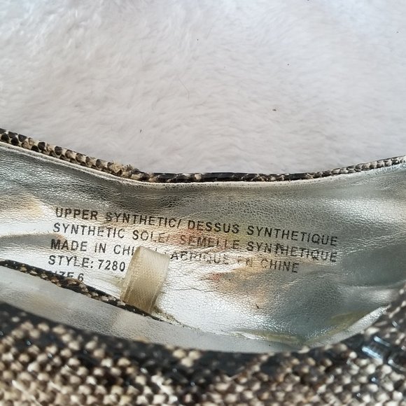 ❤️🛍️Club Couture Snake Embossed Platform Stiletto Heels  Size 6❤️🛍️ - Picture 11 of 15